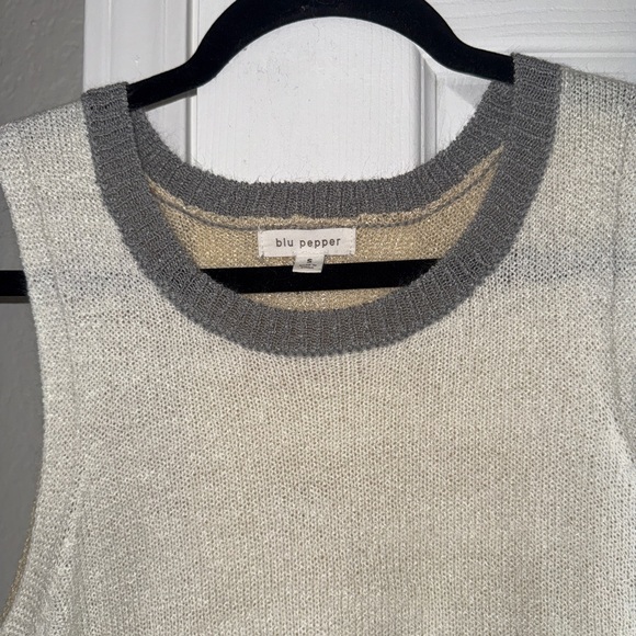 Blu Pepper Cream KnitTop - Picture 4 of 6